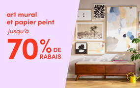 art mural et papier peint en solde