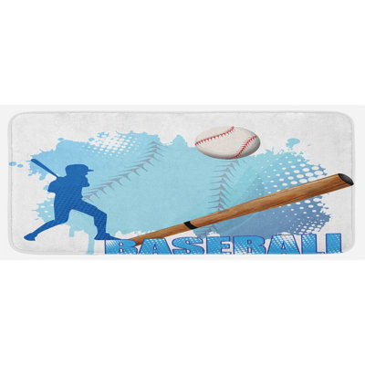 Tapis de cuisine baseball