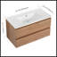 Meuble-lavabo mural 36 po avec lavabo en céramique-78091390-78091391