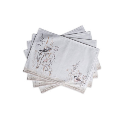 Cotton No Pattern Rectangle Placemat
