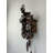  German Quartz Cuckoo Clock with Oak Leaf Carvings