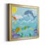 «Mermaid Play II», peinture sur toile encadrée-1182764709-1182764710