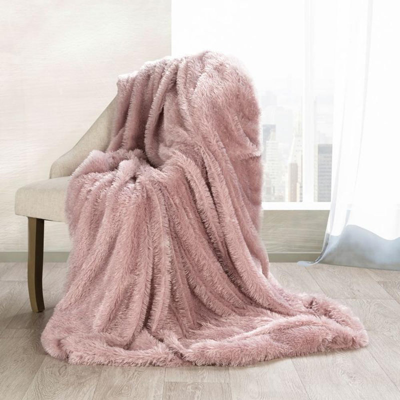 Eurofirany Blanket, Light Pink, W200 x L150cm
