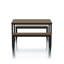 Ensemble de salle à manger rectangulaire avec deux bancs Kavren-105259450