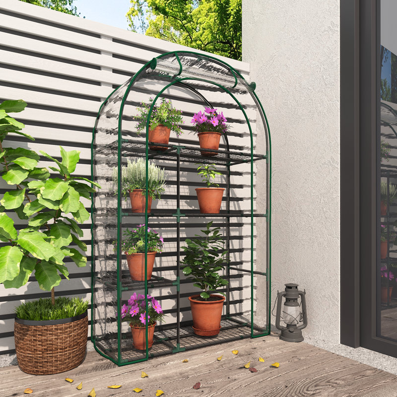 3.2'W x 1.4'D ×5.2'H Small Hobby Greenhouse