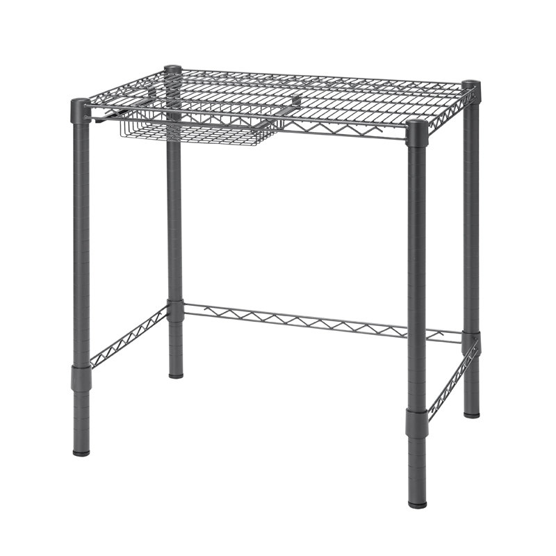 Suprima Heavy Duty Desk, Gunmetal Gray
