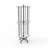 Fixturedisplays® Up To 17.2" 32-Pocket Adjustable Display Rack, Double Tier Greeting Post Card Christmas Holiday Spinning Rack Stand 11603-L-BLK