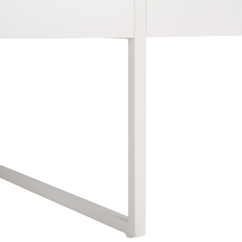 Table basse Fullmore, Blanc, Blanc