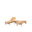 Sammen Outdoor Teak Chaise Lounge