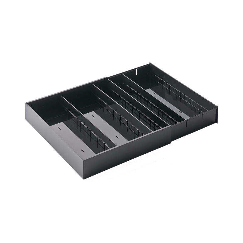 Rangement multi-compartiments pour ustensiles de cuisine Yamazaki Home, Noir