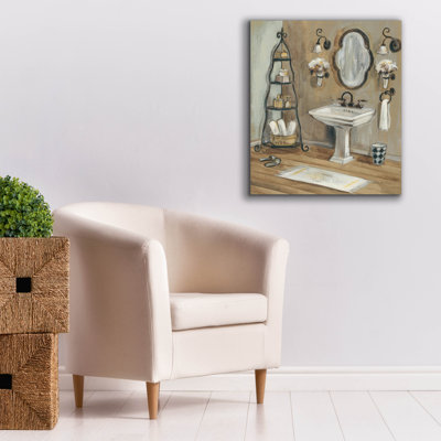  'French Bath 1' by Silvia Vassileva Canvas Wall Art, 26" x 30"