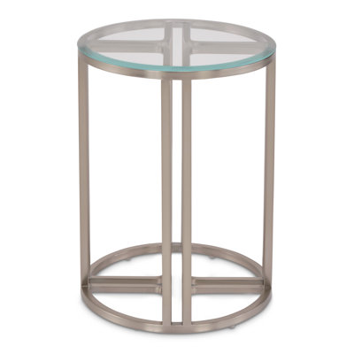Lanterna Glass End Table
