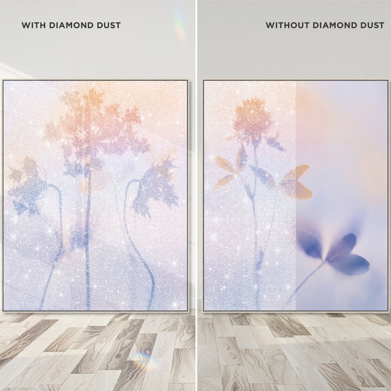 Lavender Shadows Set Set by Oliver Gal, 21"H x 25"W, Silver Floater Frame