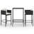 Garden Bar Set with Cushions-1881344941