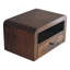 Table de chevet flottante Chunky Chestnut, 1 tiroir, 1 fente ouverte, brun-268710548