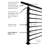 Modern Horizontal Adjustable Railing Banister System for Staircases Balconies and Decks Complete Guard Railing Kit-86192386