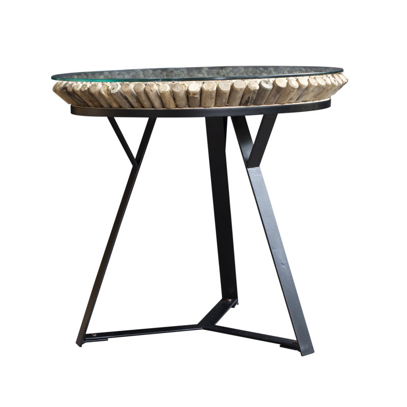 Josannah Cross Legs End Table