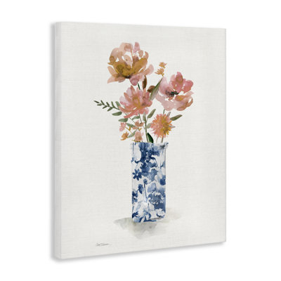 Toile à fleurs chinoises chinoises, design par Carol Robinson