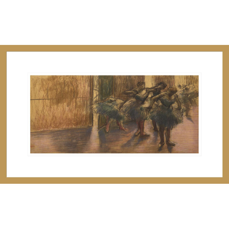 «The Rehearsal Room» par Edgar Degas, impression giclée encadrée, H 13,18 po x l 21,75 po
