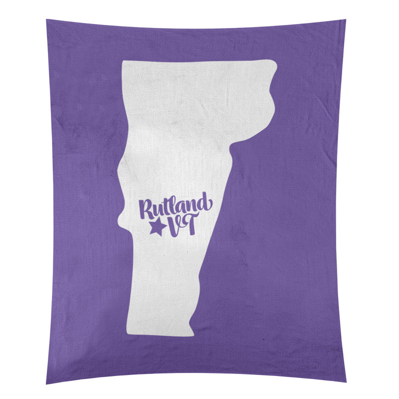 Tapisserie murale Rutland Vermont, H 104 po x l 88 po, Mauve