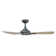 Mykonos 52" 3 - Blade Outdoor/Indoor Smart Ceiling Fan with Remote Control and LED Light Kit Included, Works With Alexa and iOS or Android App