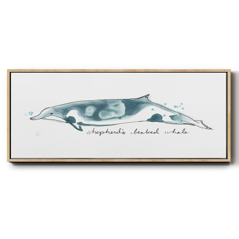 Baleine III - toile encadrée