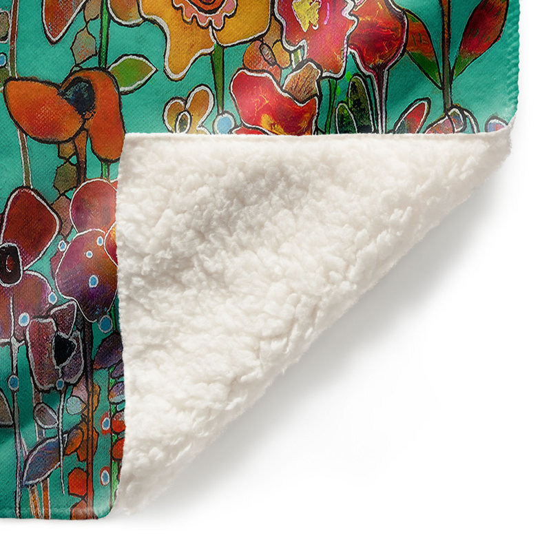 Couverture sherpa doux à bulles, l 68 po x L 80 po