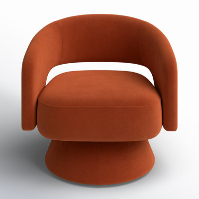 Wade Logan® Bhupendra Swivel Barrel Chair