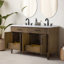 Meuble-lavabo double 54 po avec dessus Sebastiano-111376222