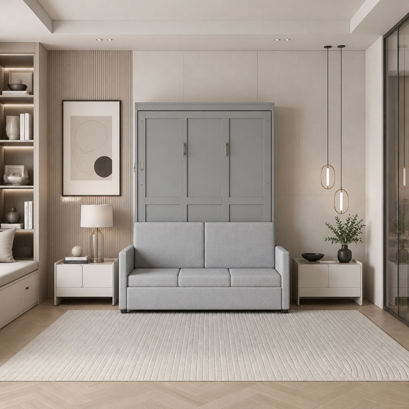 Murphy Bed Wall Bed with Cushion
