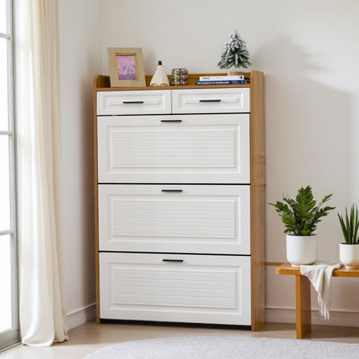 Armoire à chaussures avec 2 tiroirs