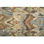 Tapis noué à la main brun clair / ivoire / orange Ikat-1161324469