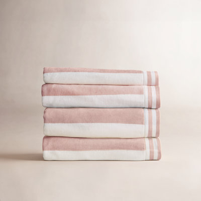 4-Piece Cotton Beach Towel Set