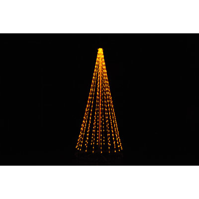 LED 3-D Tree (1610-A, Orange)