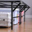 Grand support de matelas noir
