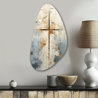 Keeler - Christianity Fall Shape Asymmetric Metal Wall Art