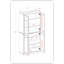 Armoire garde-manger 100% bois massif Kaniesha Palace Imports-837082450