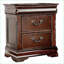 Table de chevet 2 tiroirs Traditional