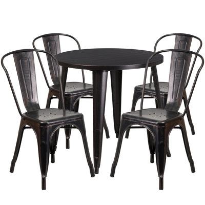 Steel Outdoor 17.5'' Stool