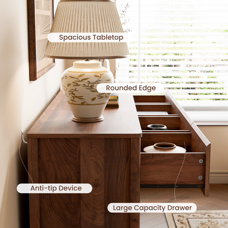 Commode à 10 tiroirs l 63 po