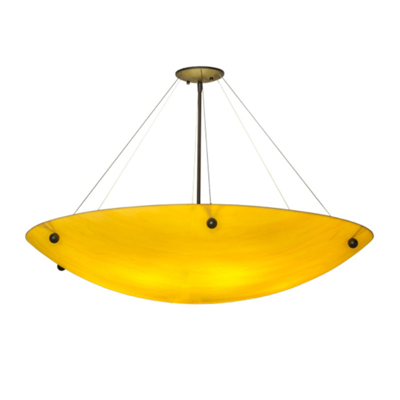 Luminaire suspendu en bronze huilé à 6 lumières Tahana