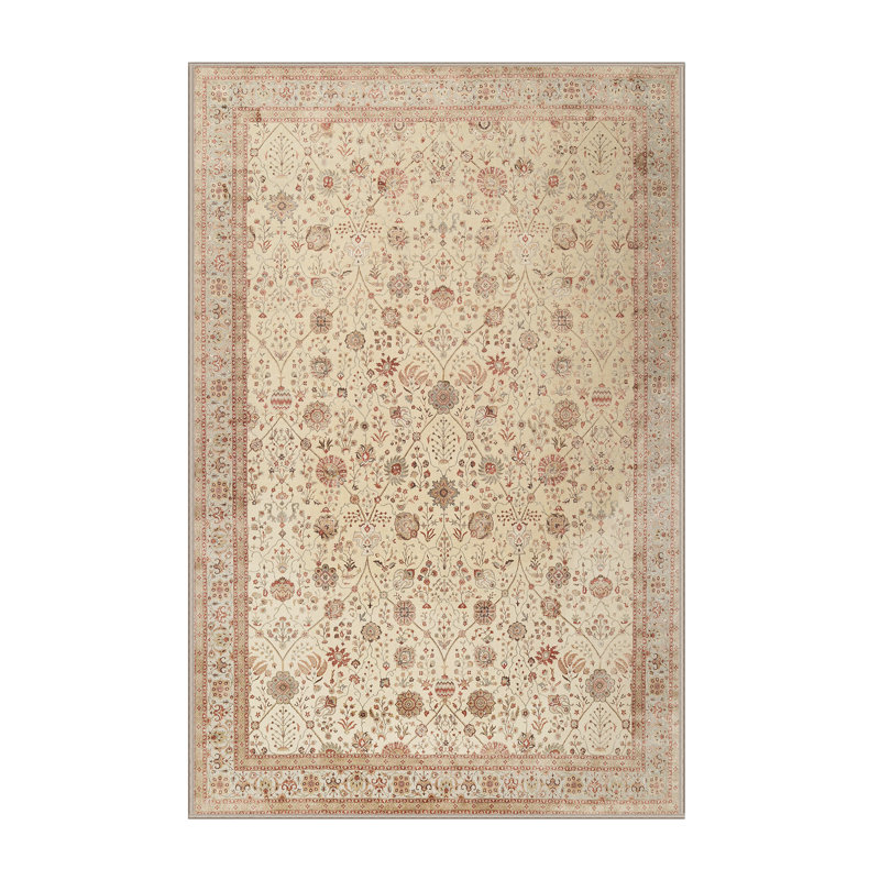 Iain Wool Floral Indoor Rug, Rectangle 2' x 3'