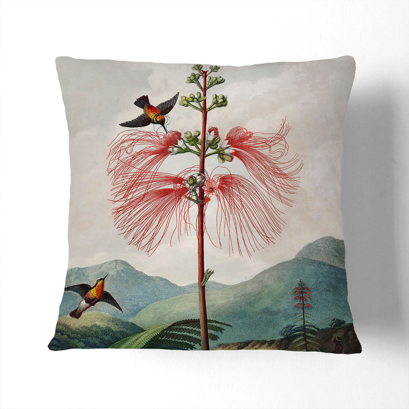 Square Throw Cushion, 40cm H x 40cm W x 15cm D