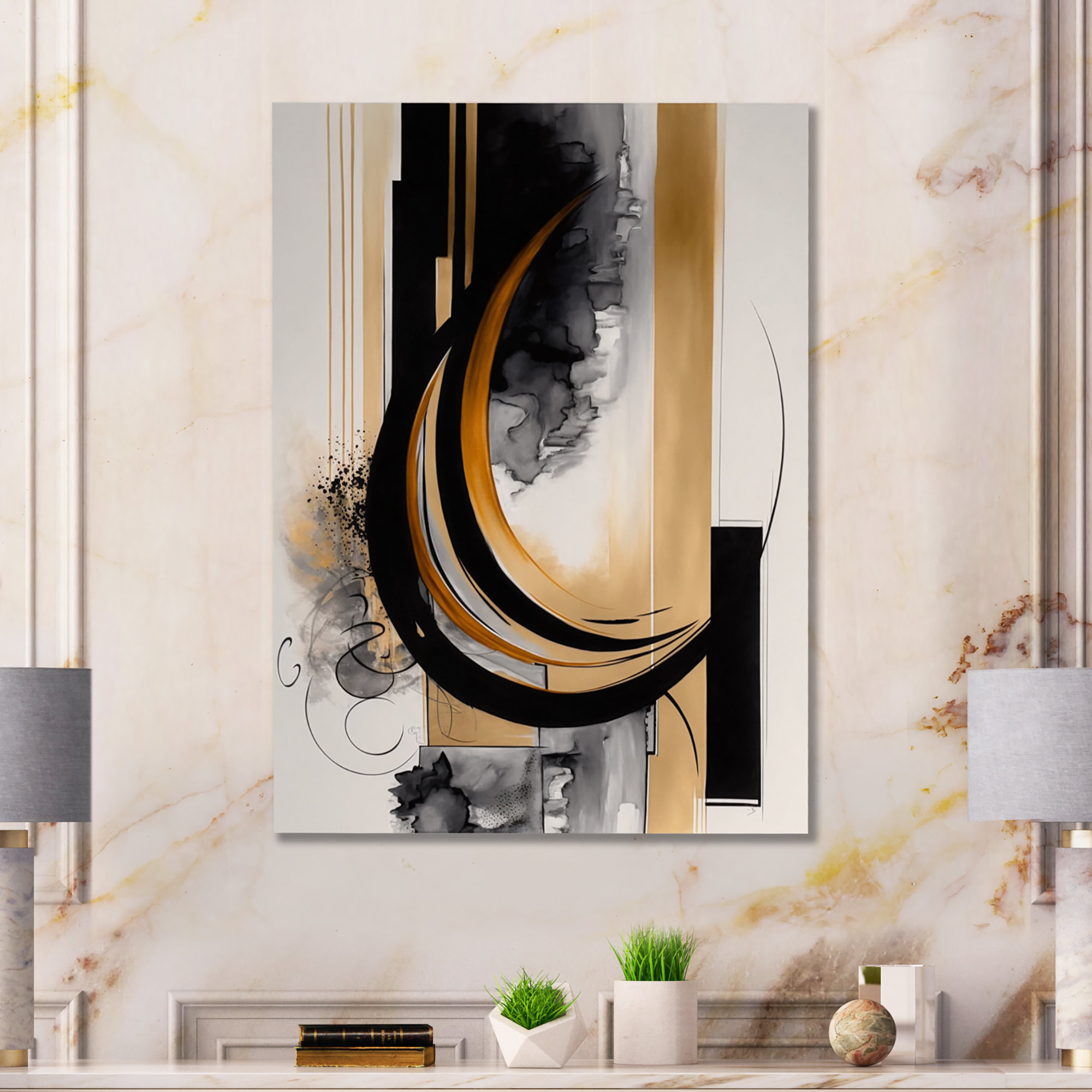 Ivy Bronx Donda Abstract Wall Decor on Metal | Wayfair