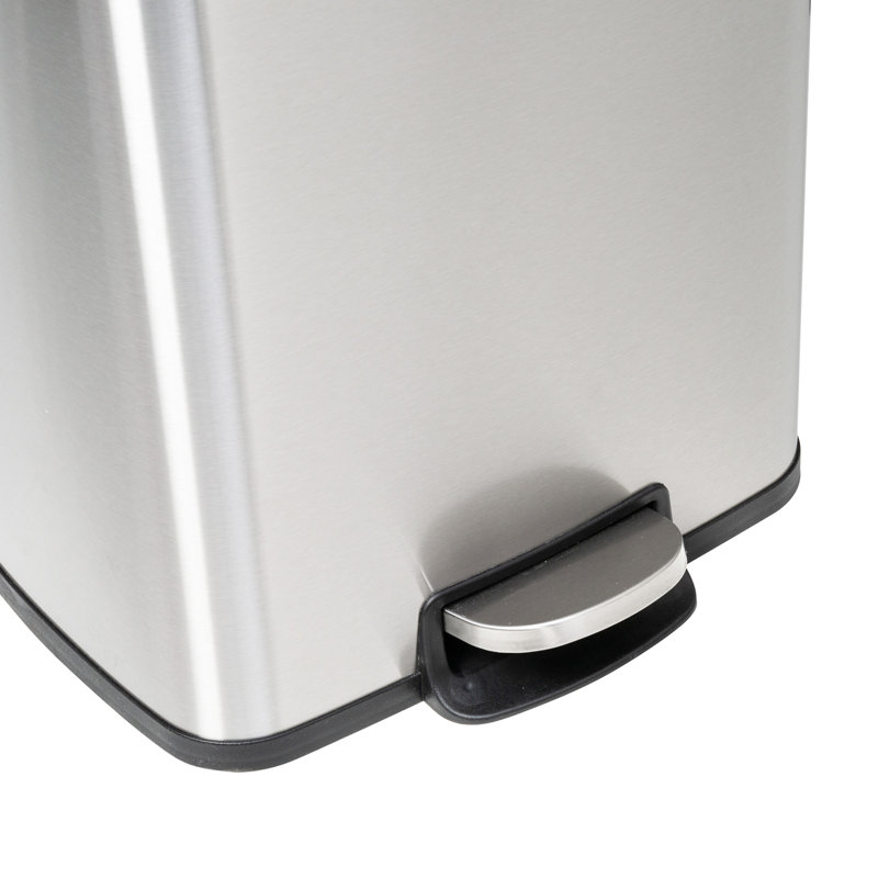 Poubelle à pédale 7,92 gallons en acier