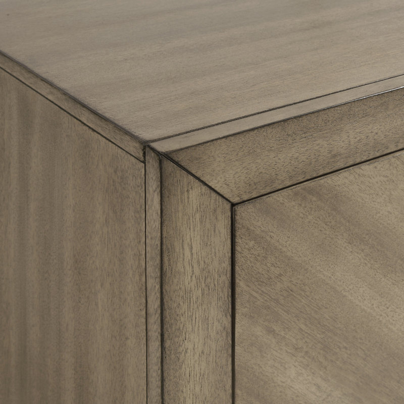 Contemporary 2-Drawer Nightstand