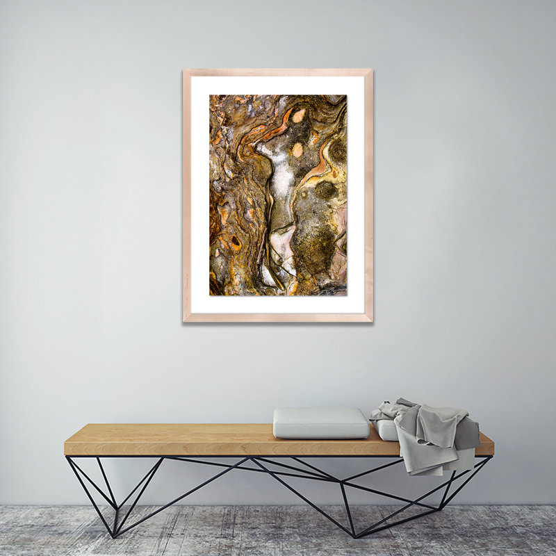 Dali Rocks II Print by Geoffrey Baris, Natural, 40" H x 29" W x 2.5" D