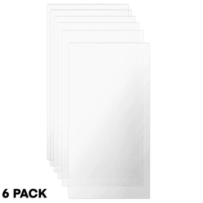 Panneau de séparation en acrylique, Transparent, H 24 po x l 48 po x P 0,093 po