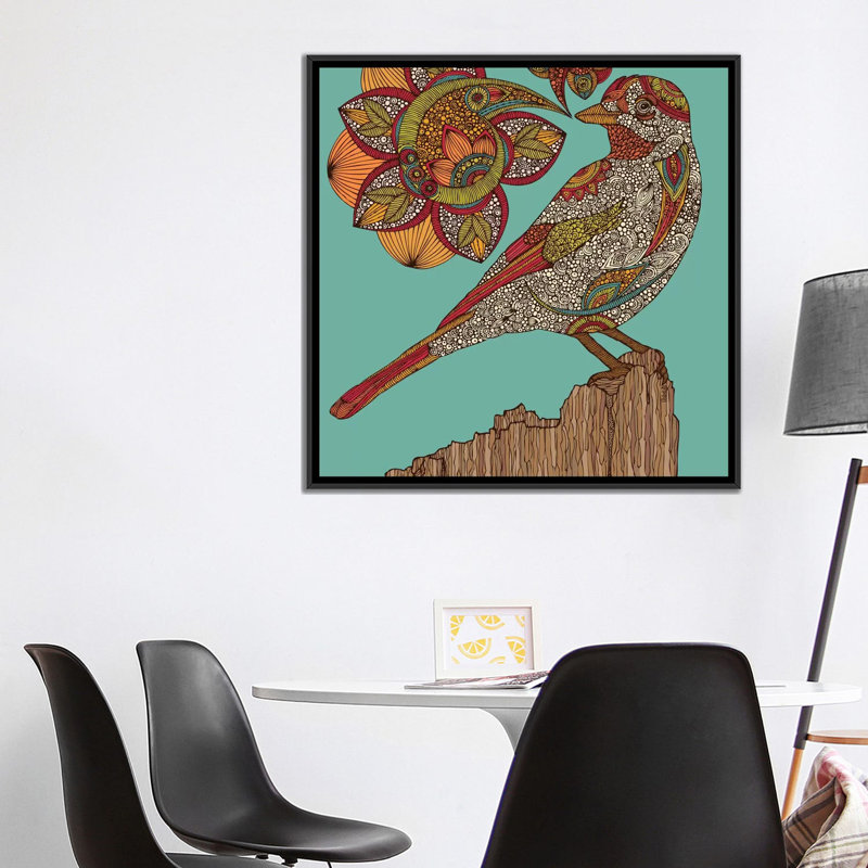 Shiny Shannon par Valentina Harper - impression sur toile tendue, H 37 po x l 37 po x P 1,5 po, Cadre noir
