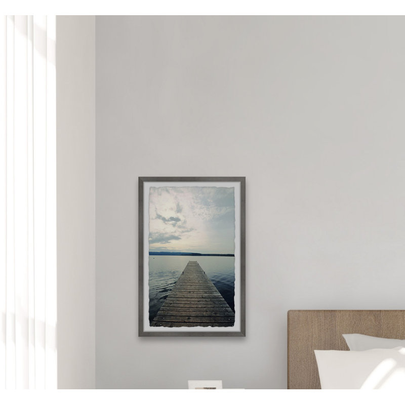 « quasi foncé »-cadre photo, impression sur papier, H 30 po x l 20 po x P 1,5 po